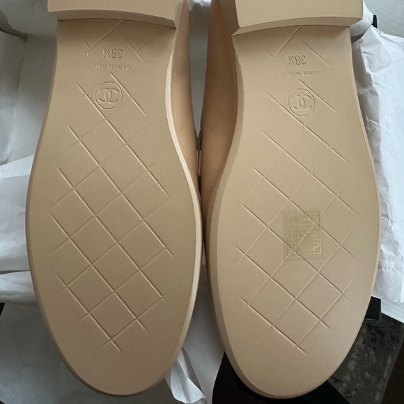 CHANEL 24C Leather Quilted Tab Turn Lock Turnlock CC Loafer Moccasin Flats - Picture 10 of 11